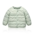thumbnail image 6 of JUMEYU Kids Heated Coat Kids Down Jacket Winter Warm Hooded Zipper Packable Windproof Down Coat Size 7-8 (Light Green,7-8 Years), 6 of 7