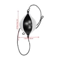 thumbnail image 4 of Wosthever Boxeo Speed Punch Ball MMA Raising Reaction Force Mano Ojo Accesorios para máquinas de ejercicios, 4 of 6