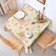thumbnail image 2 of Pioneer Flower Floral Print Pattern Square Tablecloth, Waterproof Wipeable Spillproof Washable Table Cover for Home Kitchen Party and Daily Decor 60"x60", 2 of 6