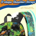 thumbnail image 5 of Monster Cartoon Truck Black Pattern 17" Waterproof Oxford School Backpacks for Teens, S-Shape Padded Straps, for School, Travel, Hiking, Camping, 5 of 5