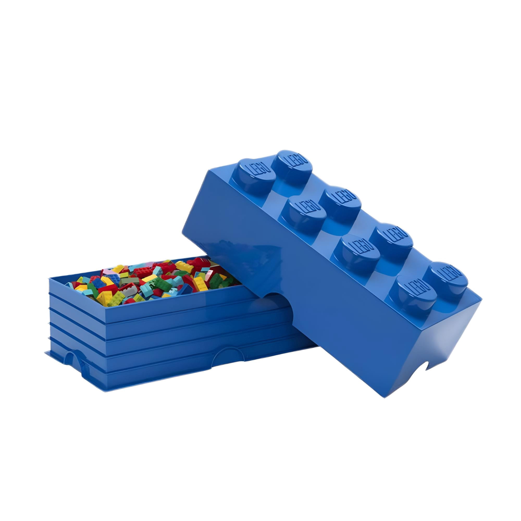 LEGO Storage 8 Brick Toy Box, Bright Blue