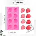 thumbnail image 6 of BMYJ Strawberry Fondant Bow Silicone Mold, DIY Silicone Fruit Fondant and Chocolate Mold for Cake Decorating, Cupcake Topper, Candy, and Candle Making, Fondant Silicone Bow Molds, 6 of 8