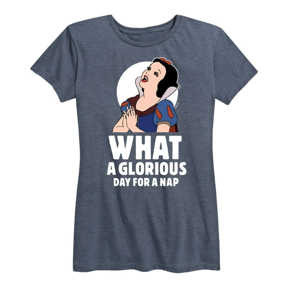 Disney Princess - Snow White Nap - Women's Short Sleeve Graphic T-Shirt