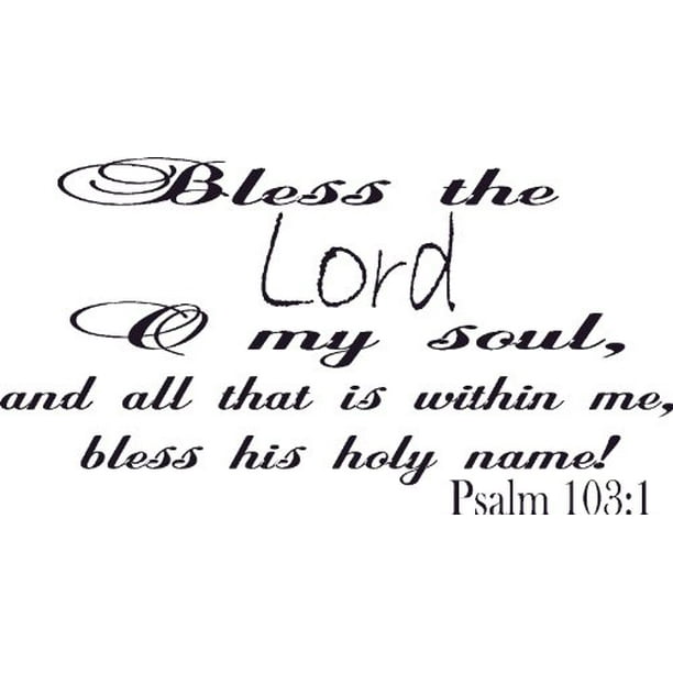 Psalm 1031, Bible Verse Vinyl Wall Decal by Scripture Wall Art, 11"x22