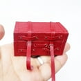 thumbnail image 6 of Dollhouse Mini Suitcase 1/12 Scale Doll Accessories Toy for Micro Landscape Red, 6 of 8