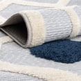 thumbnail image 3 of Rugs.com Aruba Outdoor Collection Rug – 5 Ft Round Gray Low-Pile Rug Perfect For Any Outdoor Space, Kitchens, Dining Rooms, 3 of 8