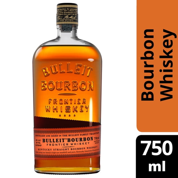 Bulleit Bourbon Whiskey, 750 mL, 45% ABV