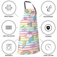 thumbnail image 5 of Kdxio Cute Unicorn Apron with Pockets Adjustable Kitchen Aprons for Men Women Waterproof Aprons for Cooking,Drawing,Crafting, Baking Household Cleaning, 5 of 8