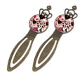 thumbnail image 2 of Valentine's Day Love Vintage Copper Crown-Shaped Bookmarks - Stainless Steel Reading Accessories for Book Lovers and Readers - Set of 2 Book Markers, 2 of 5