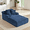 blue, variant on Lovableguy Oversized Chaise Lounge Chair Indoor,Corduroy Upholstered Single Lounge Couch,Cloud Sleeper Sofa Bed for Living Room,Bedroom,No Assembly Required,Green
