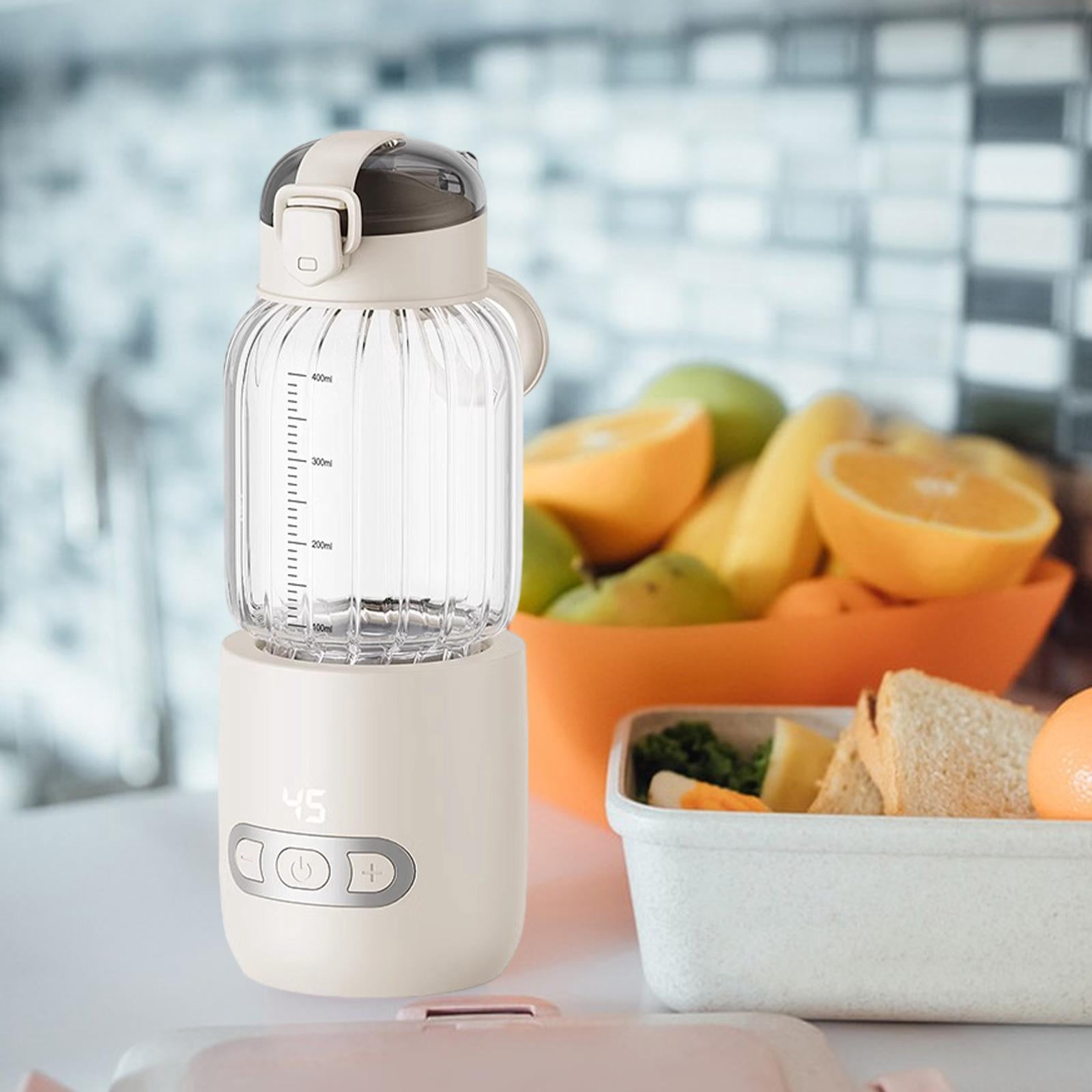Baoblaze Portable Bottle Warmer Accurate Temperature Control Baby Milk Bottle Outdoors Ca beige 400ml