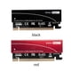 thumbnail image 4 of Injueey Adaptador profesional SSD a PCI-e 4,0 Gen4, convertidor de tarjeta PCIE X16 ligero, tarjetas de extensión de 64Gbps, disipación de Cables de computadora Rojo, 4 of 6