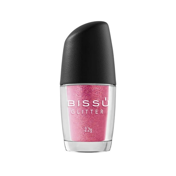 Glitter para rostro Varios tonos Bissu 2.2 g rosa