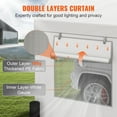 thumbnail image 4 of VEVOR Carport Canopy Car Canopy with Sidewalls and Windows 10x20ft or 12x20ft 10x20FT - White, 4 of 6