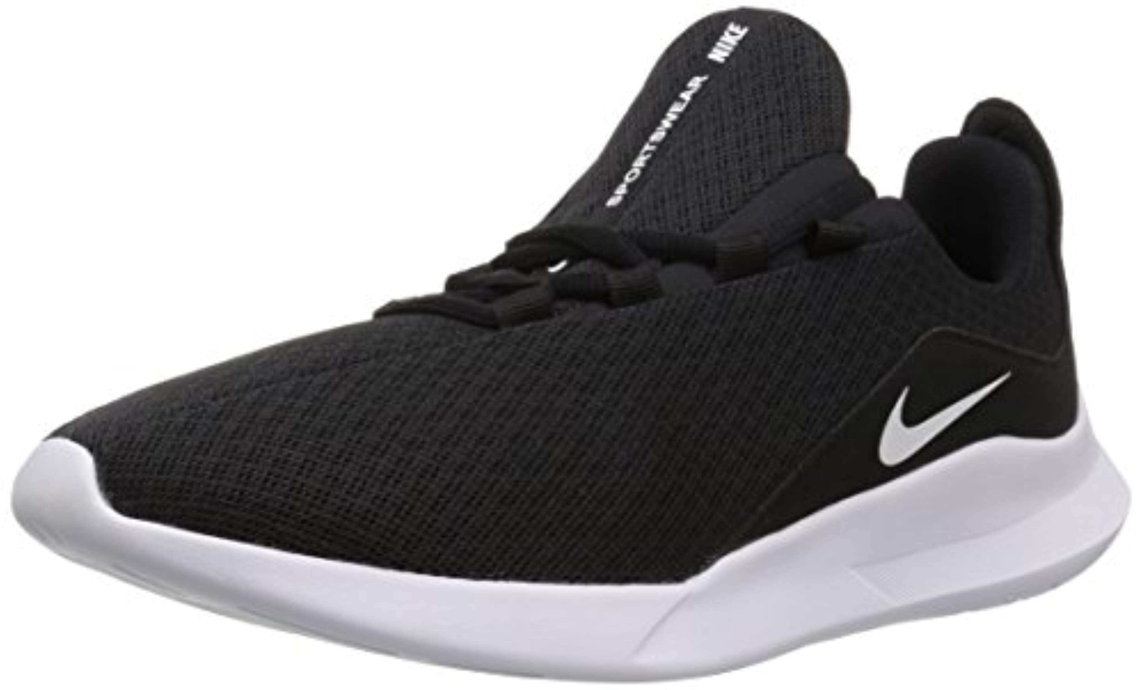 Nike Men's Viale Running Shoe, Black/White - Walmart.com