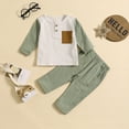Baby Boy Outfits,Toddler Boys Girls Long Sleeve Patchwork T Shirt