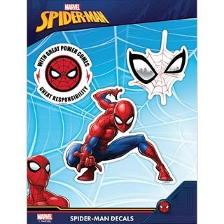 Marvel Spidey and His Amazing Friends Decals - Set of 4 Miles Morales Spin Vinyl Stickers for Car Water Bottle Bike Helmet Laptop Skateboard - Marvel