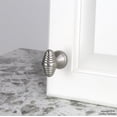 thumbnail image 3 of Century Hardware Devon Collection 1-1/2" Dia. Zinc Die Cast Oval Knob - Dull Satin Nickel, 3 of 4