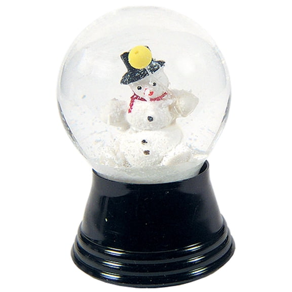 Alexander Taron 2.5" Perzy Small Snowman Christmas Snow Globe