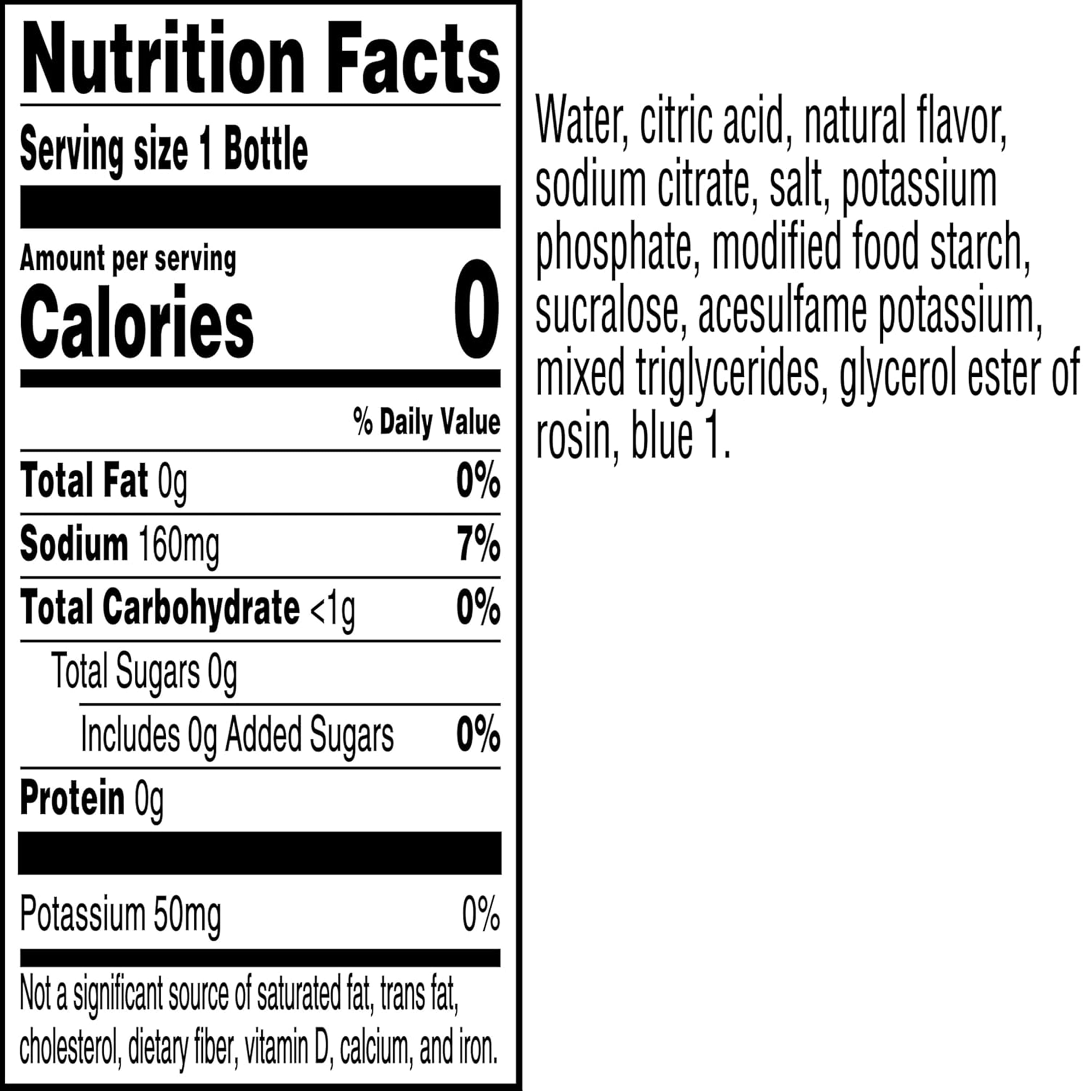 Gatorade Zero Sugar Thirst Quencher Cool Blue Sports Drinks, 12 fl oz, 12 Count Bottles