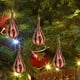 thumbnail image 5 of Hogar y cocina, Decoración del hogar, Adornos navideños, Bolas de gotas de agua pintadas y galvanizadas, Bolas navideñas, Colgantes para árbol de Navidad, Accesorios, Adornos navideños, decoraciones p, 5 of 7
