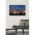 thumbnail image 3 of Texas - Dallas Skyline Wall Poster, 22.375" x 34" Framed, 3 of 6