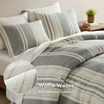 thumbnail image 6 of Bed In A Bag, 3PCS King/Cal King Comforter 3 PCS Set, Grey Cotton Bedding Set,Cotton Bed Sheet Set, Household Supplies & Décor Bedding Bedding Sets, 6 of 20