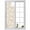 Beige, variant on Mossy Fronds Window Privacy Film, Sage Green Leaf Plant Canvas Weave Texture Frosted Glass Window Clings Static Cling UV Heat Blocking Reusable Door Sticker for Bathroom 19.6 x 39.3 Inch