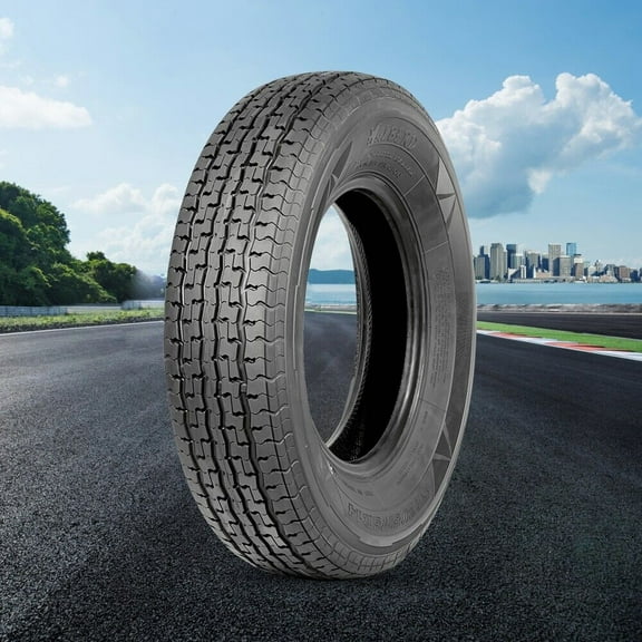 Scuff Guard ST205/75R14 Trailer Tire Radial 205 75 14 Heavy Duty 8PR Tubeless Load Range D