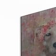 thumbnail image 2 of Luxe Metal Art 'Flower Crown Pit Bull 3' by Furbaby Affiliates, Metal Wall Art, 36"x24", 2 of 9