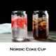thumbnail image 3 of Billuyoard 400ml Glass Cup Milk Drinking Transparent Breakfast Restaurant Mug -proof Drinkware Can-Shape Hotel Home Type2, 3 of 6