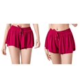 thumbnail image 5 of Shorts Athlétiques Décontractés pour Femmes, Haute Élasticité et Doux, Shorts Courts pour Vélo, Cyclisme, Randonnée, L Rose Fluorescent, 5 of 5
