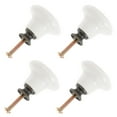 thumbnail image 6 of DECORNIJIA Drawer Handle Rustic Cabinet Knobs White Kitchen and Bedroom 1.30X1.30X1.20in, 6 of 8
