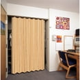thumbnail image 2 of Spectrum Woodshire Accordion Folding Door Fits 36"wide x 80"high Solid Core Vinyl Laminated MDF Natural Oak Color, 2 of 4