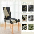 thumbnail image 2 of Chair Covers for Dining Room 4 Pack, Stretch Dining Chair Cover, Washable Spandex Kitchen Parsons Chair Slipcovers,Chair Covers for Home or Party, 2 of 6