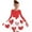 Red a4, variant on Spazoro Girls Princess Dress, Crew Neck Heart Print Long Sleeve Fall & Winter Long Dresses for Party Pink Size 5 T