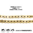 thumbnail image 5 of Niche Sprocket Chain Set for Kawasaki 1985 KX250 14/50T 520 X-Ring Motorcycle MK1004615, 5 of 9