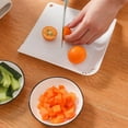 thumbnail image 5 of Kitchen Multifunctional Small Drainage Cutting Board Portable Cut Fruit Cutting Board Household Food Grade Plastic Board, 5 of 11