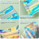 thumbnail image 3 of 100 bolsas de plástico Mylar transparentes con cierre hermético, resellables e impermeables a los olores, ideales para guardar alimentos, cuentas y joyas (10x7cm)., 3 of 7