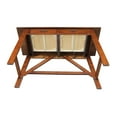 thumbnail image 4 of Serendipity Espresso Wood Desk with 2 Drawers, 4 of 11