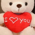 thumbnail image 4 of HugLove Bear Toy 11 Inch Soft Stuffed Animal Pillow Doll Adorable Cuddly Companion For Valentine And Home, 4 of 4
