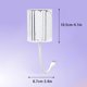 thumbnail image 3 of Fiudx Liquidación de ahorros de invierno Lámpara de mesa de cintura pequeña de cristal Lámpara de mesita de noche para dormitorio Lámpara de mesa pequeña con carga LED, 3 of 6
