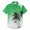 Green, variant on Mens Hawaiian Shirt Tropical Short Sleeve Button Down Shirts Summer Beach Lightweight Top Blue XXXL