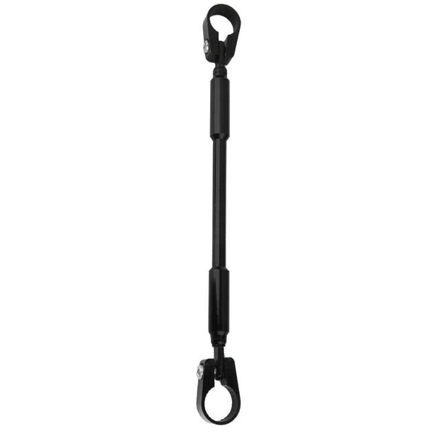 Manillar de 7/8" con barra transversal y palanca de dirección para motocross, color negro