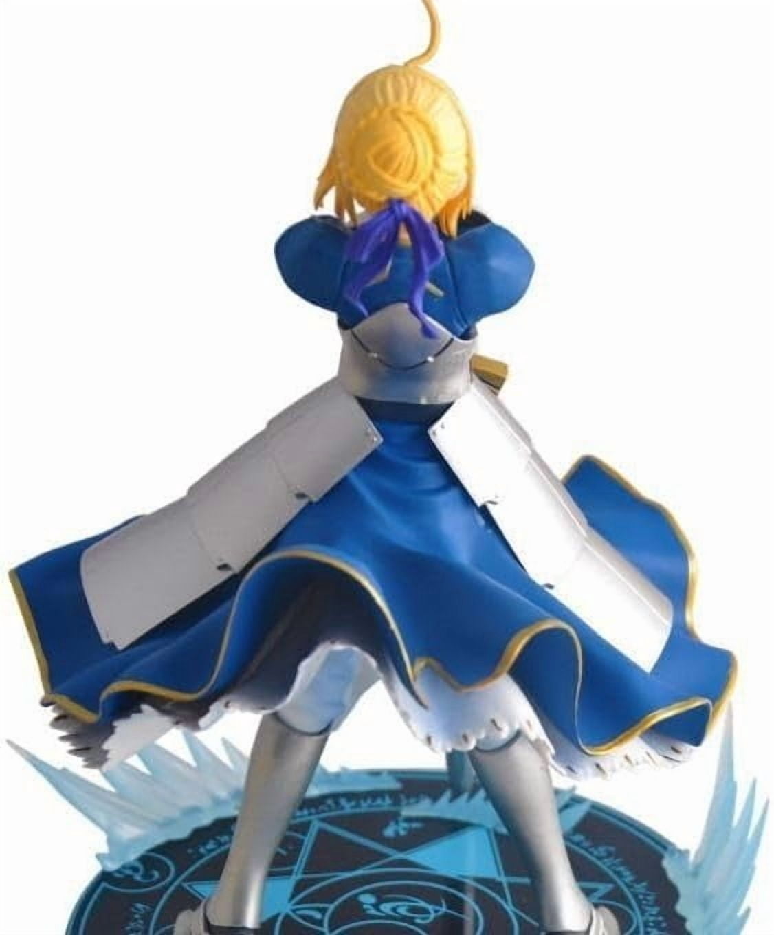 Saber Figure, Standing Knight Saber Action Figures 23cm/9.1inch Handmade Anime Model Game Character Statue Collection Decoration Gift