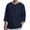 Navy, variant on Stamzod Men's T-Shirts Fashion Solid Color V Neck Long Sleeve Shirts Loungewear Casual Loose Spring Work Tshirts Shirts for Men Khaki XXL