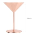 thumbnail image 4 of Copa de Cóctel de Acero Inoxidable Accesorio de Barra Copa de Acero Inoxidable 304 Copa de Vino Tinto de Champán Copa de Cóctel de Oro Rosa ANGGREK Otros, 4 of 8