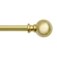 thumbnail image 3 of UTOPIA ALLEY Wall Mounted 3/4 Inch Curtain Rod - Curtain Rods For Windows 48 to 86 Inch, Adjustable Drapery Rods, Gold Curtain Rods, Bedroom Curtain Rods, Tapestry Poles (Gold, 48"-86"), 3 of 9