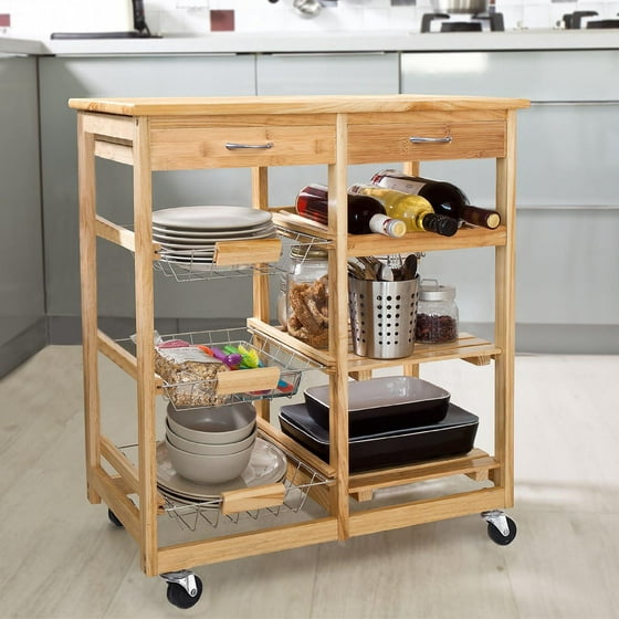 Rolling Kitchen Cart Table Rolling Kitchen Cart Table