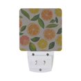 thumbnail image 5 of Yayeee LED Plug in Night Light for The Home with Auto Dusk to Dawn Light Sensors, 2 Pack, Beige Citrus Leaves, 5 of 6